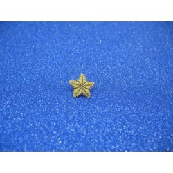 Bouton bourse turquoise verni émaillé 15mm