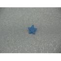 Bouton étoile de mer bleu ciel 12mm