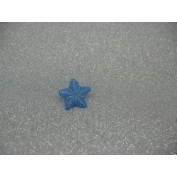 Bouton étoile de mer bleu ciel 15mm