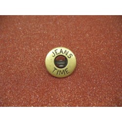 Bouton jeans time or 22mm