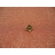 Bouton carreaux métallisé 12mm