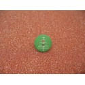 Bouton sapin vert blanc 15mm