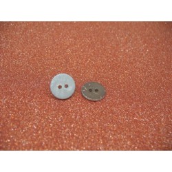 Bouton noix de coco gris 13mm