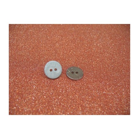 Bouton noix de coco gris 13mm