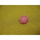 Bouton boule de Noel rose 18mm