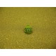 Bouton boule de Noel vert anis 12mm