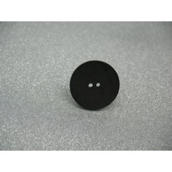 Bouton coco noir 25mm