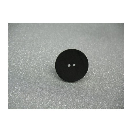 Bouton coco noir 25mm