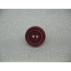 Bouton émaillé verni prune 27mm