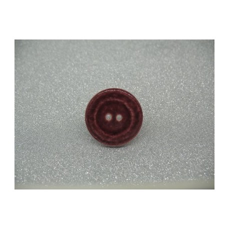 Bouton émaillé verni prune 27mm