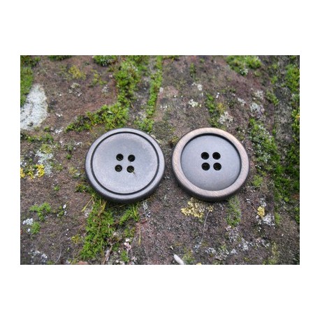 Bouton cercle vieil or 28mm