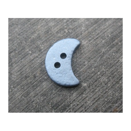 Bouton lune bleu ciel 15mm