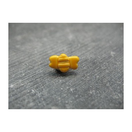 Bouton abeille jaune vif 12mm