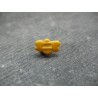 Bouton abeille jaune vif 12mm