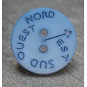 Bouton NSEO bleu 18 mm b61