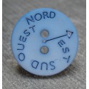 Bouton NSEO bleu 18mm 