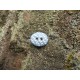 Bouton gaufre oval ciel 13mm