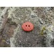 Bouton gaufre oval orange 13mm