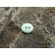 Bouton gaufre oval vert d’eau 13mm