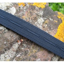 Elastique boutonnière marine 20mm