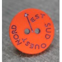 Bouton NSEO orange 15 mm b61