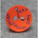 Bouton NSEO orange 13mm