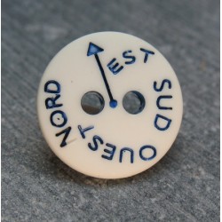 Bouton NSEO écru 13mm