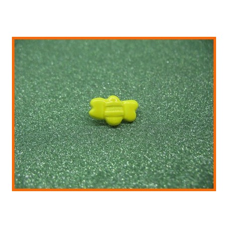 Bouton abeille N°16 citron émaillé verni 15mm