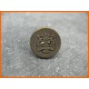 Bouton métallisé lévriers royaux vieil or 22 mm