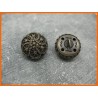 Bouton métal style Turquie vieil or 18mm
