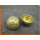 Bouton métal demi boule ancre or 23mm