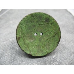 Bouton coco vert 40mm