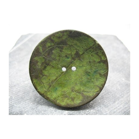 Bouton coco vert 50mm