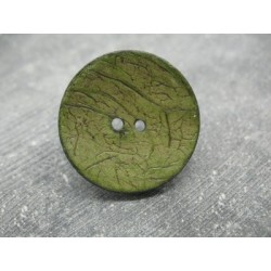 Bouton coco vert 30mm