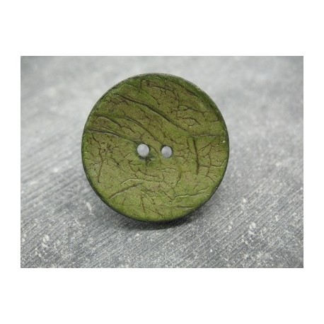 Bouton coco vert 30mm