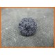Bouton fleur émaillée verni marine 18mm