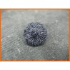 Bouton fleur émaillée verni marine 18mm