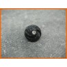 Bouton hélice strass noir 15mm