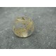Bouton inclusion paille 22mm