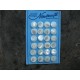 Plaque N° 74 /  24 nacres australiennes 22mm