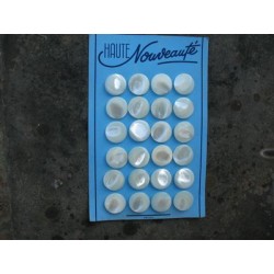 Plaque N° 74 /  24 nacres australiennes 22mm