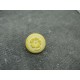 Bouton quadrillé fleur 5 pétales jaune 15mm
