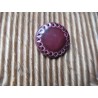 Bouton multipoints prune verni émaillé 25mm