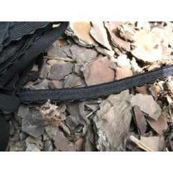 Elastique velours dentelle anthracite 10mm