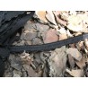 Elastique velours dentelle anthracite 10mm