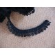Elastique dentelle fleurette noir 13mm