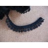 Elastique dentelle fleurette noir 13mm