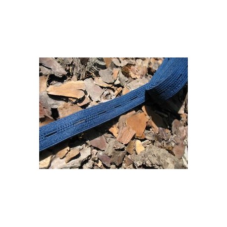 Elastique boutonnière marine 16mm