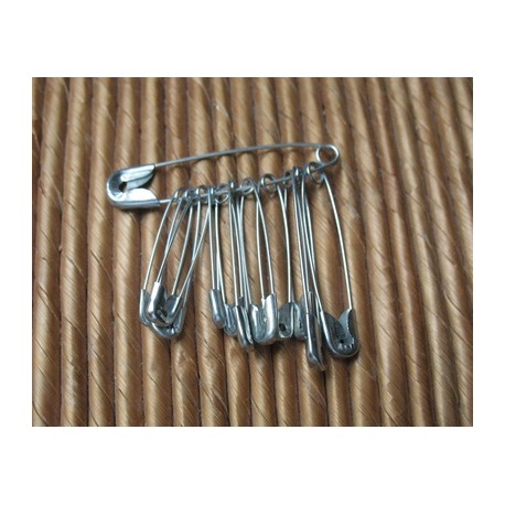 Ramette de 12 épingles de sureté