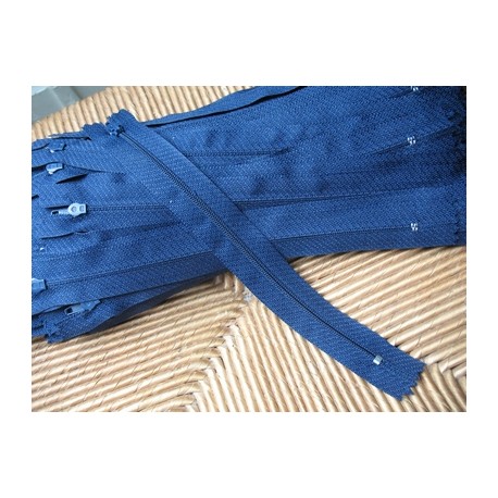 Lot de 100 zip marine 20 cm